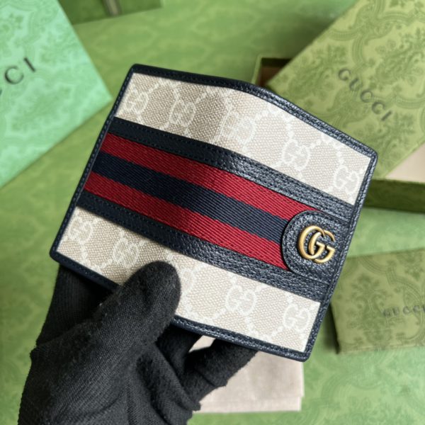 Gucci Ophidia beige and blue Wallet - Image 5