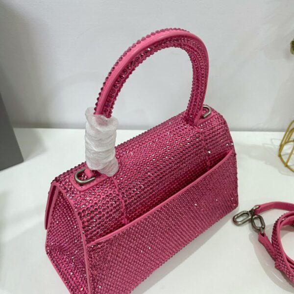 Balenciaga Diamond Hourglass Bag - Pink - Image 4