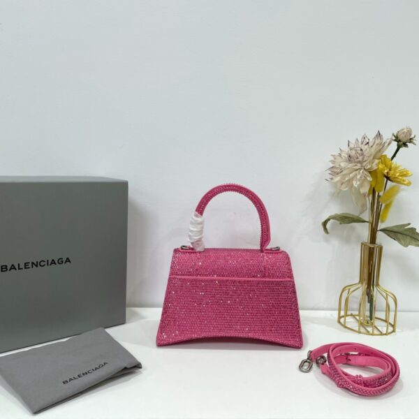 Balenciaga Diamond Hourglass Bag - Pink - Image 5