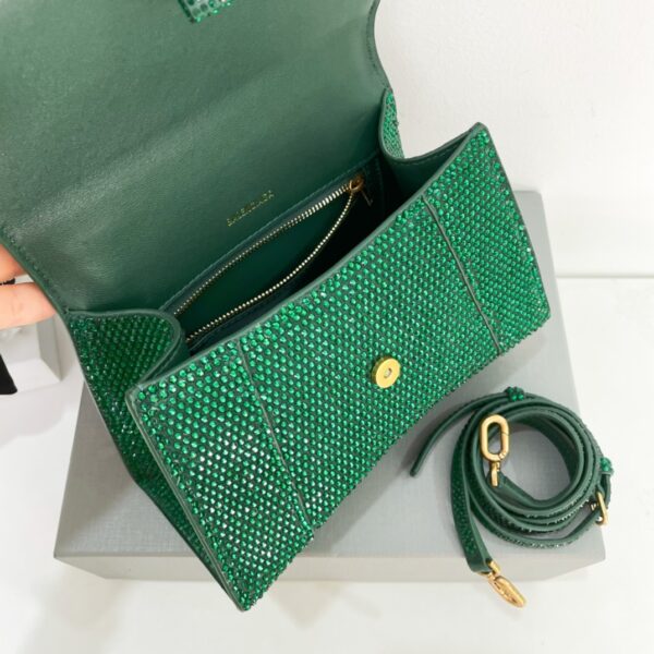 Balenciaga Diamond Hourglass Bag - Green - Image 2