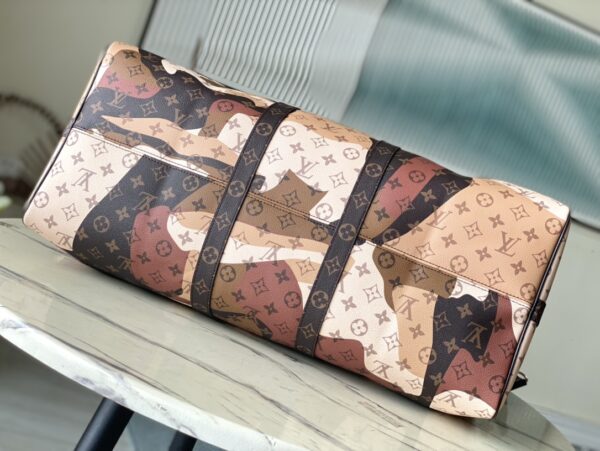 Louis Vuitton  Keepall Bandouliere55 Travel Bag - Brown - Image 3